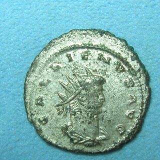Ancient Rome Antoninianus Gallienus Roma Aeternae Vf Silver Billon 2 photo