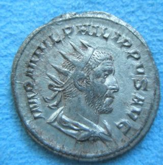 Ancient Rome Antoninianus Denarius Philip I Arab Felicitas Silver Xf - Ef 2 photo