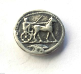 Greek Silver Tetradrachm Of Rhegion.  478 - 474 Bc photo