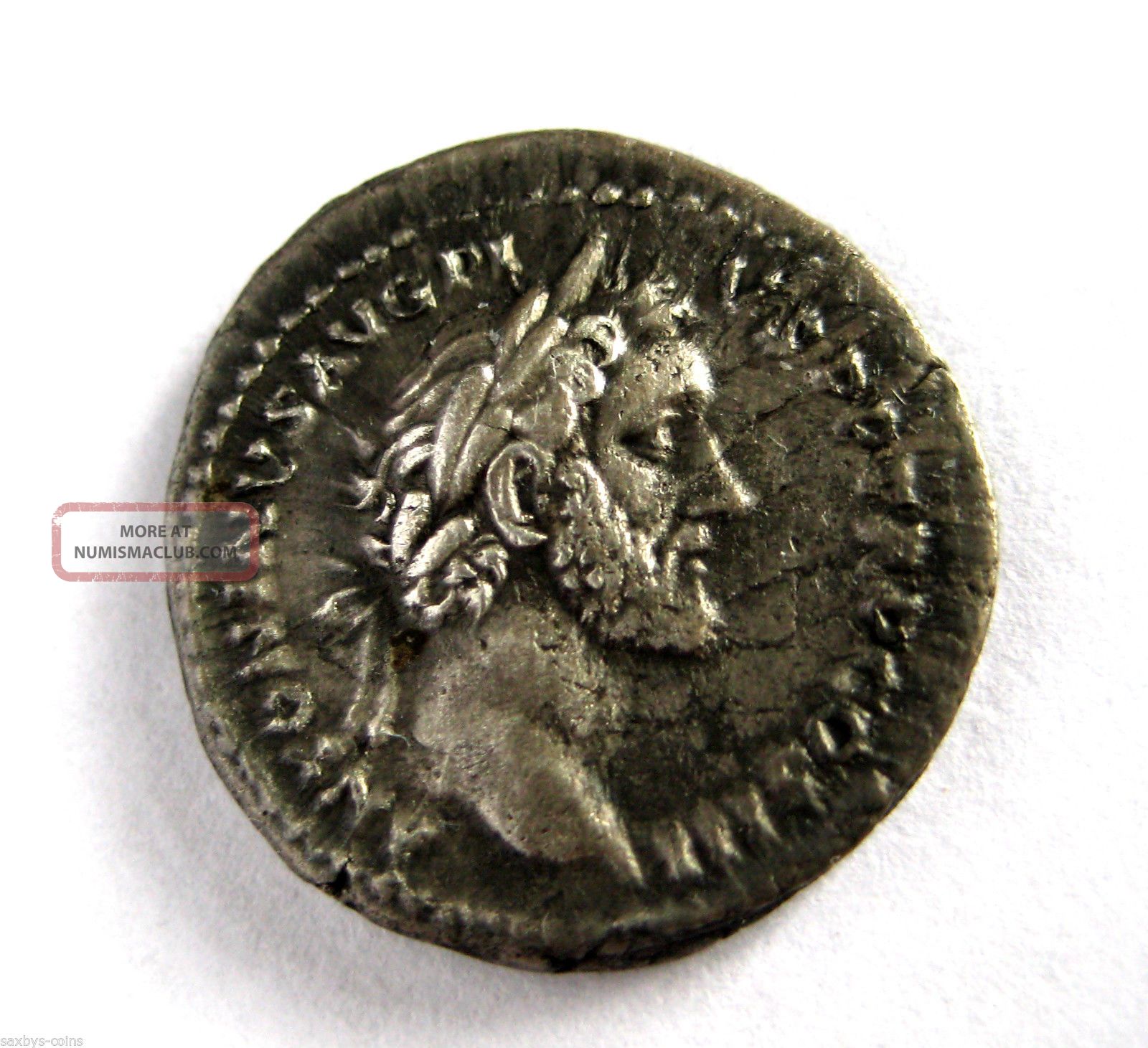 140 A.  D Emperor Antoninus Pius Roman Period Imperial Ar Silver Denarius Coin Coins: Ancient photo