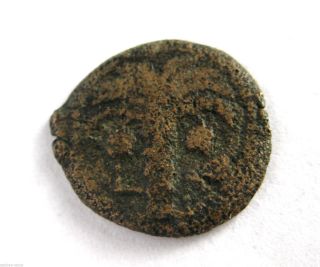 4 B.  C - 6 A.  D King Herod Archelaus Roman Provincial Bronze Prutah Coin.  Vf photo