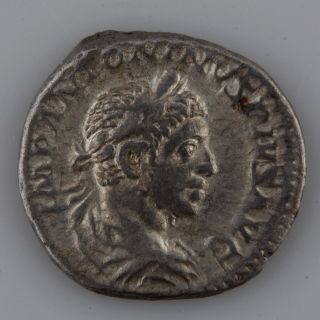 Ancient Rome Elagabalus Denarius (218 - 222 Ad) photo