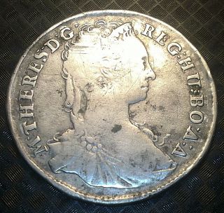 Real Deal,  Maria Theresa,  Silver Patrona,  1744,  Top Item,  Key Year photo