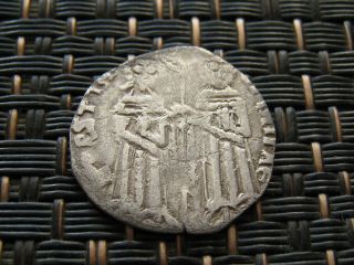 Medieval Serbia Stefan Uros Iv Dusan 1346 - 1355 Ad Medieval Silver Coin Denar photo