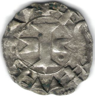 Tmm 966 - 1200 Immobilized Counts Of Melguel/ Lanquendoc,  Silver Denier 16mm photo