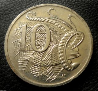 Australia,  1999 10 Cents Elizabeth Ii Lyrebird Cud Errors.  Proof Like photo