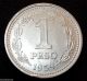 Argentina 1959 1 Peso Capped Liberty Coin South America photo 1