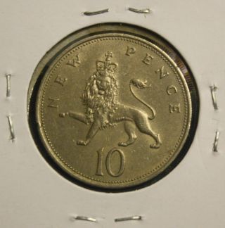 1968 Great Britain - Uk - 10 - Pence Coin photo
