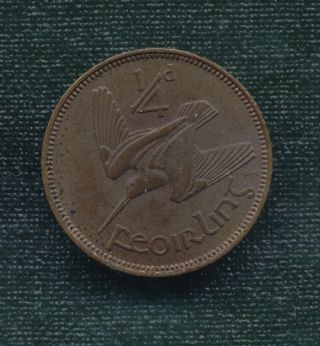 Ireland: Irish Farthing 1946,  1/4d Penny,  Irish State,  Eire photo