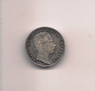 Austria 1861a Florin Silver Coin photo
