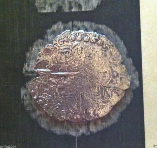 Atocha 8 Reale Shipwreck Coin - Grade 2 - 21.  40 Grams - Rare Assayer - photo
