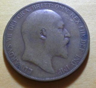 1907 Great Britain Penny photo