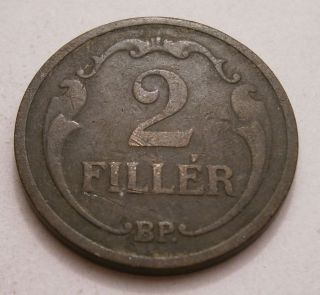 Hungary 2 Filler,  1926,  Km 506 photo