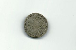 Austria 1820 A 5 Kreuzer Silver Coin photo