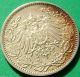German Empire Silver Coin 1919 A 1/2 Mark Germany photo 1