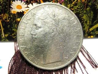 Italia 1960 Circulated Coppernickel 100 Lire Coin 
