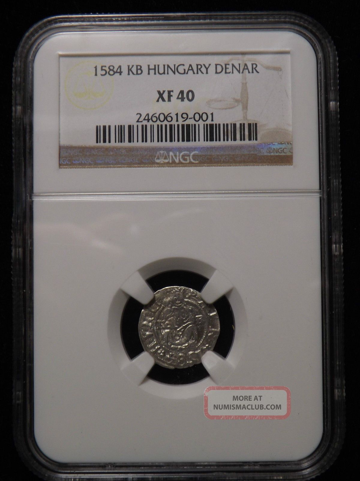 1584 Kb Hungary Denar Certified Ngc Xf 40 Europe photo