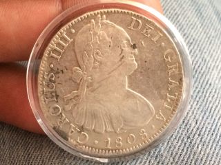 Bolivia 1808 8 Reales Coin For Its Years photo
