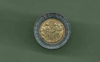 Vatican 1994 500 Lire Bi - Metallic Unc Coin photo
