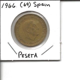 1966 (69) Spain Peseta (6 Pointed Star) photo