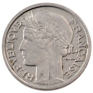 French Coin,  Provisional Government,  2 Francs Morlon photo