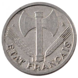 French Coin,  French State,  1 Franc Bazor photo