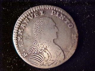 Malta Order Of 4 Tari Emanuel Pinto 1741 - 1773 Bust/crowned Arms photo
