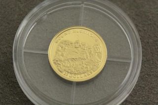 2001 Liberia $25.  00.  999 Gold Proof Coin Only 20,  000 Minted By American photo