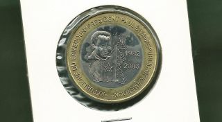 Cameroon 2003 6000 Cfa Bi - Metallic Unc Coin photo