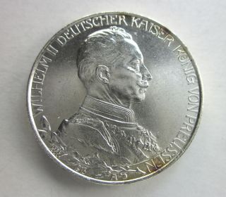 Prussia Silver 2 Marks 1913 photo