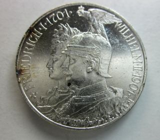 Prussia Silver 2 Marks 1901 photo