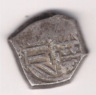 Mexico 4 Reales Cob About 1700 Silver photo
