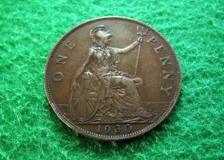 1930 Great Britain Penny - Extra Fine - photo