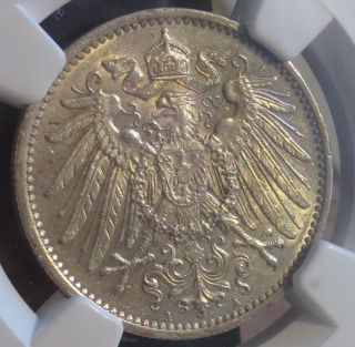 Germany Prussia 1900a Mark Ngc Graded Ms62 Silver photo