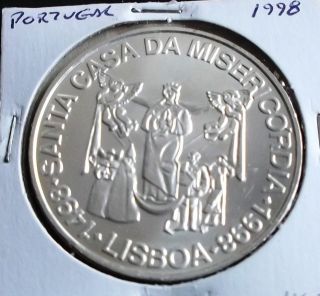 Portugal - 1000 Escudos - 1998 - S.  C.  Misericórdia - Silver photo