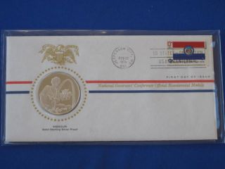 1976 Missouri Bicentennial First Day Cover Silver Franklin T1657l photo