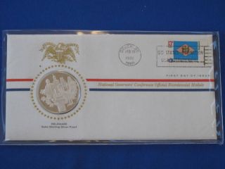 1976 Delaware Bicentennial First Day Cover Silver Franklin T1672l photo