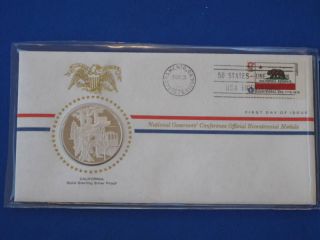1976 California Bicentennial First Day Cover Silver Franklin T1677l photo