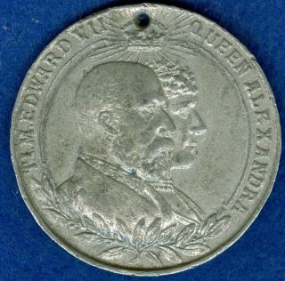 1902 King Edward Vii Coronation Celebration Medal,  Issued By Chatham photo