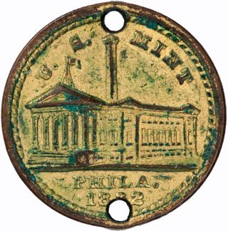 Usa Philadelphia Lord ' S Prayer Medal 1832 Unc,  Very Interesting photo