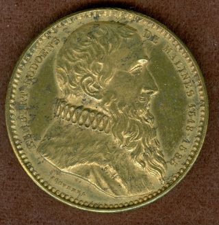 1846 Rembert Dodoens Medal By Adolphe Christian Jouvenel photo