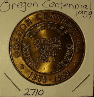 Oregon Centennial Medal photo