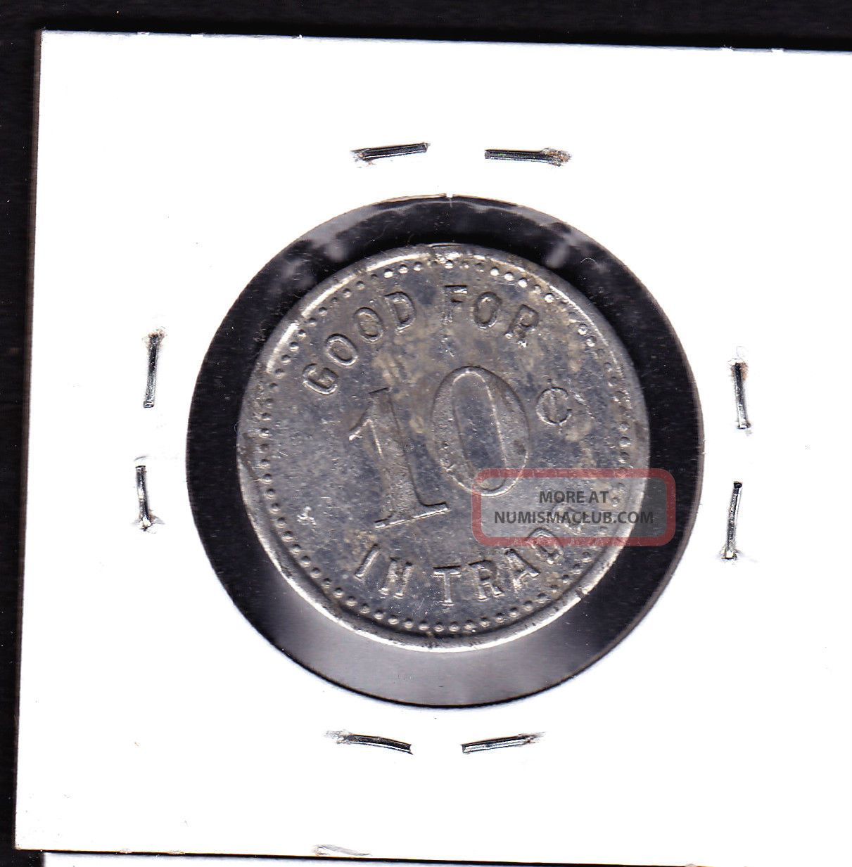 Uncataloged Batavia, Illinois 10 Cents Trade Token