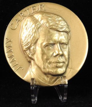 1977 Jimmy Carter Inaugural Medal Medallic Art Company Bronze photo