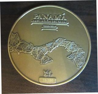 Medal In Tribute To The Expansion Of The Panama Canal.  (2009 - 2014) photo