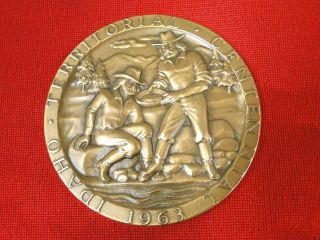 Fine Medallic Art Bronze Medal - 1963 Idaho Territory Centennial Bronze Medal photo