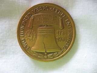 Union Carbide Bicentennial Bronze Medallion Medal 