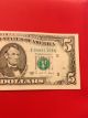 1988 Series A Frn Crisp Uncirculated Note Partial Offset Back To Front Small Size Notes photo 8
