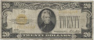 Series 1928 $20 Gold Certificate photo