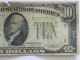 1934a Ten Dollar ($10.  00) Federal Reserve B Series Note Small Size Notes photo 3